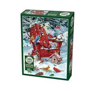 Cobble Hill 1000 Piece Puzzle - Adirondack Birds - EUC